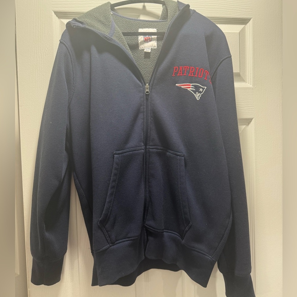 New England Patriots knit fleece lined jacket